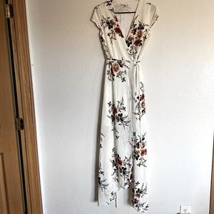 Maxi wrap dress, fit medium to extra large